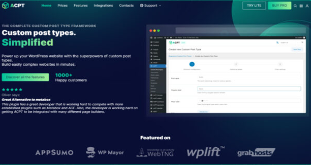 ACPT - Custom post Types Plugin for Wordpress v2.0.54