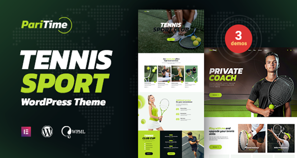 Paritime - Tennis Club WordPress Theme v1.1.6