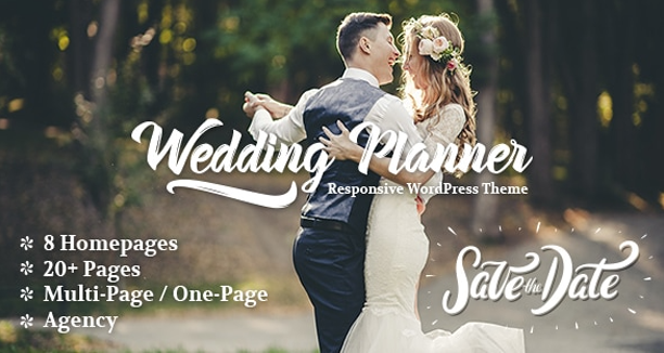 Wedding Planner - Responsive WordPress Theme v7.1