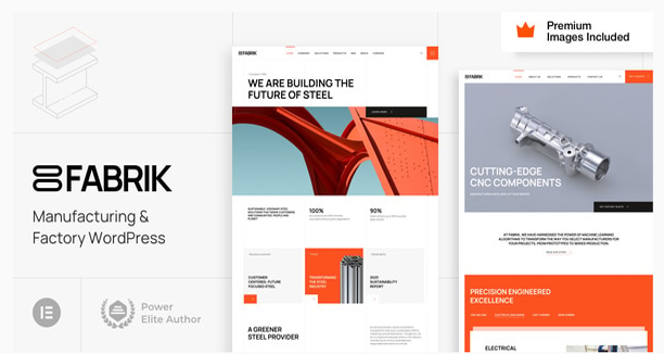 Fabrik - Manufacturing & Factory WordPress v25