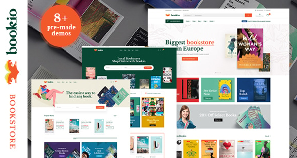 Bookio - Book Store WooCommerce WordPress Theme v1.3.1